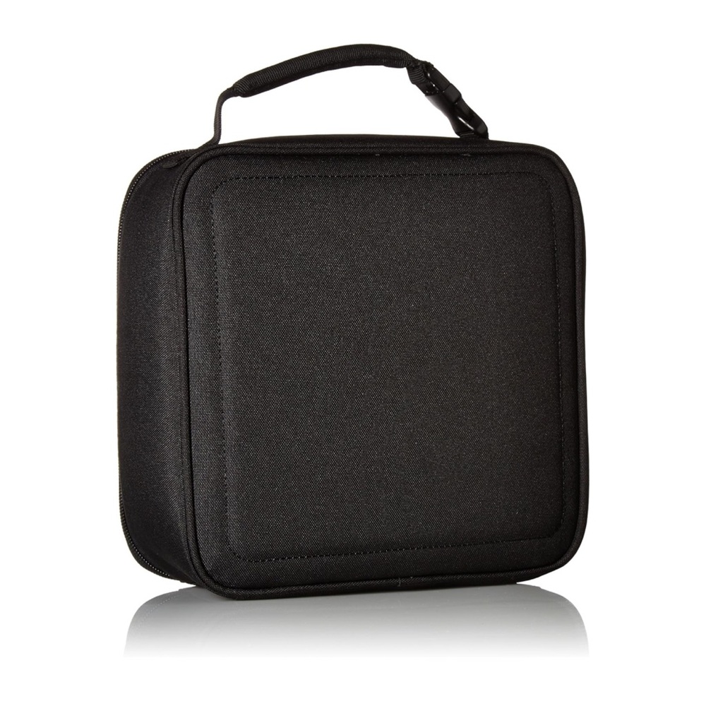 LEGO Black Lunch Bag, Durable Insulated with Mesh Pouch and Zip Compartment - Picture 2 of 5